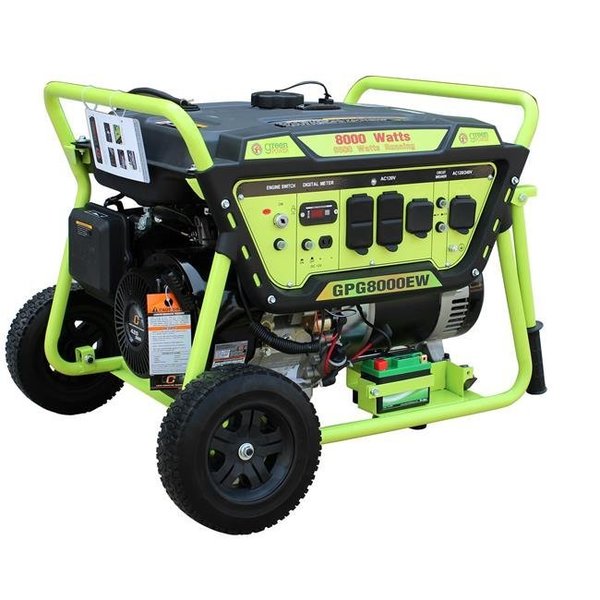 Green-Power Green-Power GPG8000W Gasoline Generator - 8000W GPG8000W